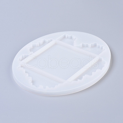 Cup Mat Silicone Molds DIY-G011-09-1