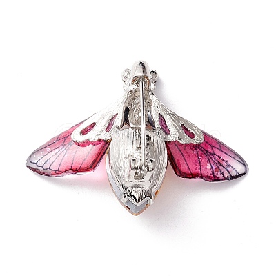 Moth Enamel Pin JEWB-P012-03B-1