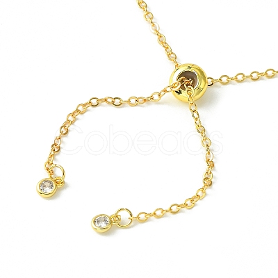 3Pcs 3 Style Brass Slider Cable Chain Bracelets BJEW-TA00413-1