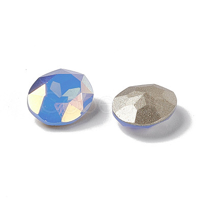 Light AB Style Eletroplate K9 Glass Rhinestone Cabochons RGLA-J020-B-LA2-1