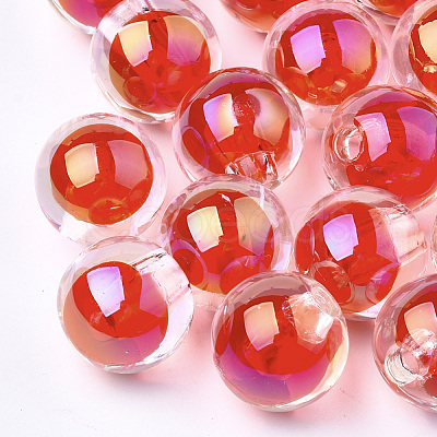 Transparent Acrylic Beads TACR-S148-11G-1