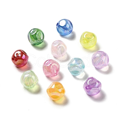 Transparent Acrylic Beads OACR-A013-02-1