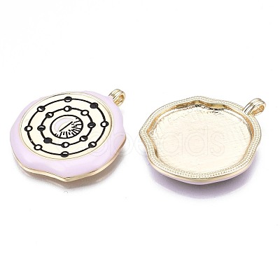 Brass Enamel Pendants KK-N232-217-1