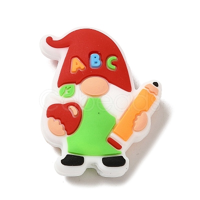 Gnome Food Grade Eco-Friendly Silicone Focal Beads SIL-C005-05A-1