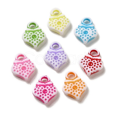 Opaque Acrylic Pendants OACR-E039-35-1