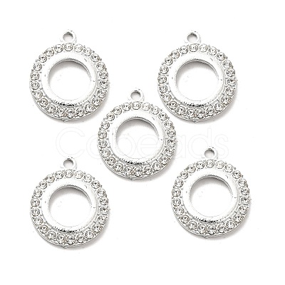 Alloy Rhinestone Pendants ALRI-C007-53P-1