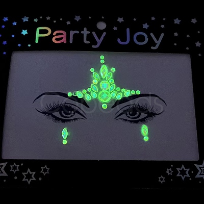 Luminous Glow in the Dark Removable Temporary Water Proof Tattoos Paper Stickers PW-WGF5E01-18-1