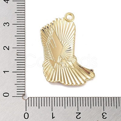 West Cowboy Theme Golden Plated Alloy Enamel Pendants FIND-B036-02D-1