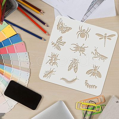 Large Plastic Reusable Drawing Painting Stencils Templates DIY-WH0172-807-1