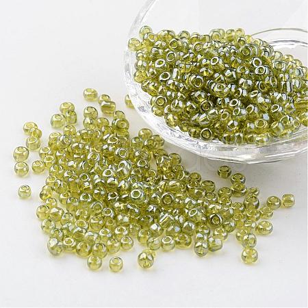 Round Glass Seed Beads X-SEED-A006-4mm-104-1