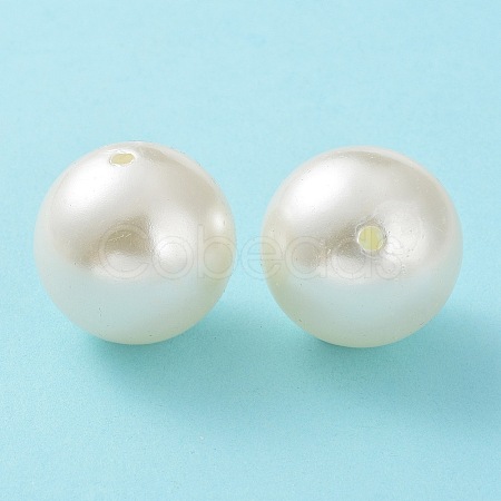 Imitated Pearl Acrylic Beads PACR-30D-12-1