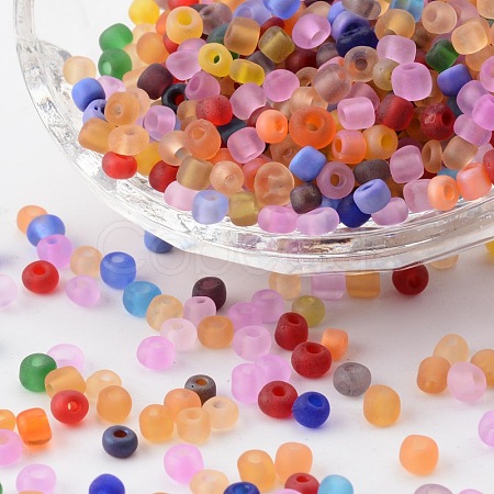 Glass Seed Beads SEED-A008-4mm-1