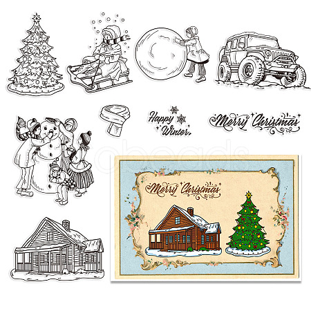 Custom PVC Plastic Clear Stamps DIY-WH0448-0072-1