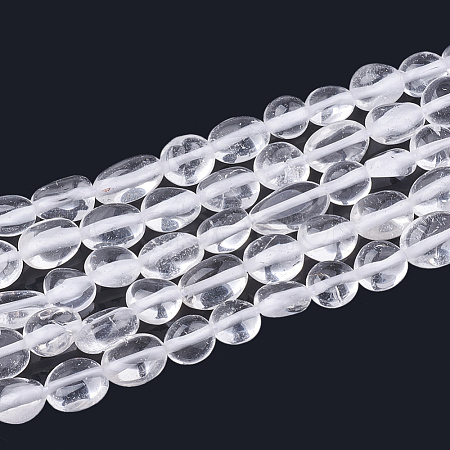 Natural Quartz Crystal Beads Strands X-G-T064-56-1
