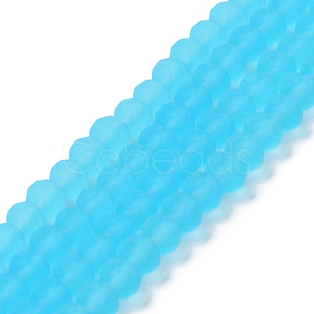 Transparent Glass Beads Strands EGLA-A044-T4mm-MD08-1