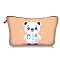 Cartoon Doctor Bear Print Polyester Cosmetic Zipper Pouches, Waterproof Clutch Bag, Toilet Bag for Women, Navajo White, 21x18x13.5cm