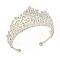 Rhinestone Hair Bands, Hair Accessories for Women Girls, Crown, Crystal, 165mm