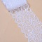 Elastic Lace Trim, Lace Ribbon For Sewing Decoration, White, 80mm