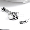 Stainless Steel Heart Key Pendant Necklaces SX1430-1-3