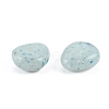 Marbled Stone Style Opaque Acrylic Beads OACR-G009-09A-3