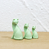 3 Sizes Resin Cat Miniature Ornaments MIMO-PW0002-01B-1