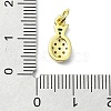 Brass Micro Pave Cubic Zirconia Pendants KK-H475-17G-03-3