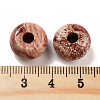 Natural Red Rainbow Jasper European Beads G-C134-04B-3