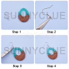 SUNNYCLUE DIY Dangle Earring Making DIY-SC0010-51P-7
