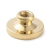 Golden Plated Brass Wax Sealing Stamp Head KK-K363-01G-02-3