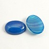 Natural Striped Agate/Banded Agate Cabochons G-G334-22x30mm-09-1