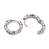 316 Surgical Stainless Steel Hoop Earrings EJEW-D096-19J-AS-2