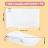 WADORN 2Pcs 2 Colors Cloth Zipper Bag FIND-WR0005-46-2