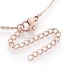 (Jewelry Parties Factory Sale)304 Stainless Steel Initial Pendant Necklaces NJEW-G321-04RG-E-3