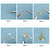 SUNNYCLUE DIY Dangle Earring Making Kits DIY-SC0016-70-4