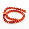 Natural Carnelian Round Strands G-O060-02-6mm-3