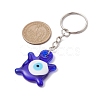 Blue Glass Evil Eye PendantS Keychains KEYC-JKC00730-01-3