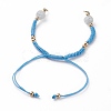 Adjustable Nylon Thread Braided Bracelet Making AJEW-JB00851-01-3