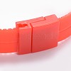 Vogue LED Light Rectangle Silicon Electronic Wristwatches X-WACH-F007-08B-5