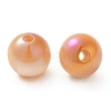 Iridescent Opaque Resin Beads RESI-Z015-01B-07-2
