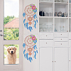 2Pcs 2 Styles PET Hollow Out Drawing Painting Stencils DIY-WH0394-0088-4