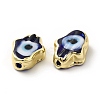 Handmade Evil Eye Lampwork Beads LAMP-F026-03B-2