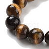 Chakra Round Natural Tiger Eye Beaded Stretch Bracelets BJEW-K251-05D-2