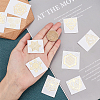 SUNNYCLUE 10 Sheets 10 Styles Self Adhesive Brass Stickers DIY-SC0015-27G-3