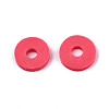 Handmade Polymer Clay Beads X-CLAY-Q251-6.0mm-88-3