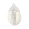 Natural Sea Shell Pendants SHEL-F005-10A-3