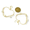 Brass Leverback Earrings EJEW-JE06009-3