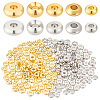 PandaHall Elite 200Pcs 10 Styles Brass Spacer Beads KK-PH0006-55-1