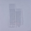 Transparent Plastic PVC Box Gift Packaging CON-WH0060-01C-2