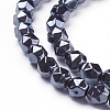 Non-magnetic Synthetic Hematite Beads Strands G-F613-01-A-2