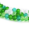 Glass Beads Strands GLAA-F106-B-09-3